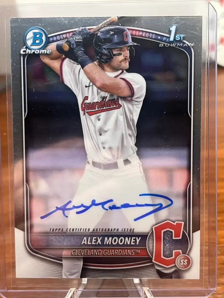 Alex Mooney Auto - 2025 Bowman Chrome 1st