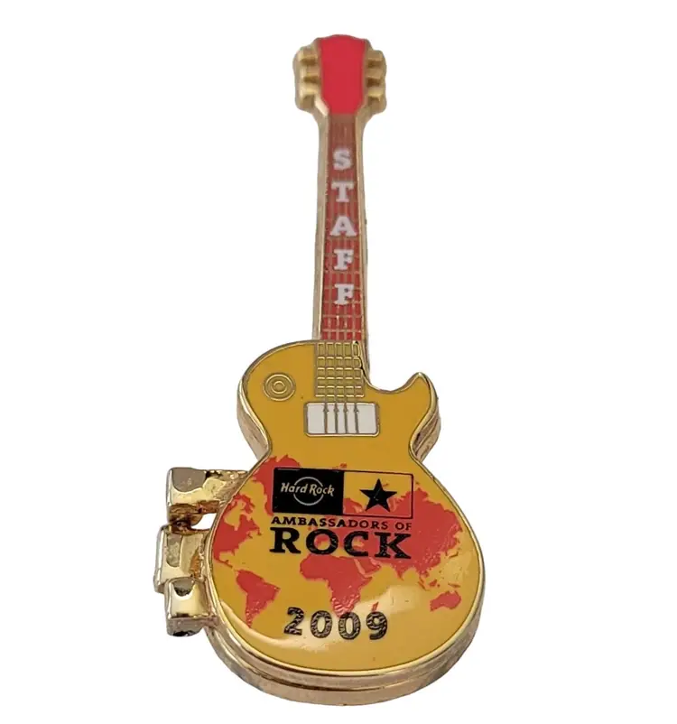 Hard Rock Cafe 2009 New York Ambassadors Of Rock Staff Pin E714