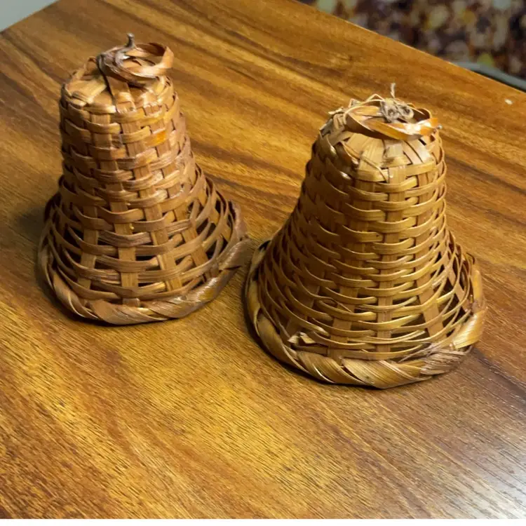 Set Of Wicker Bells