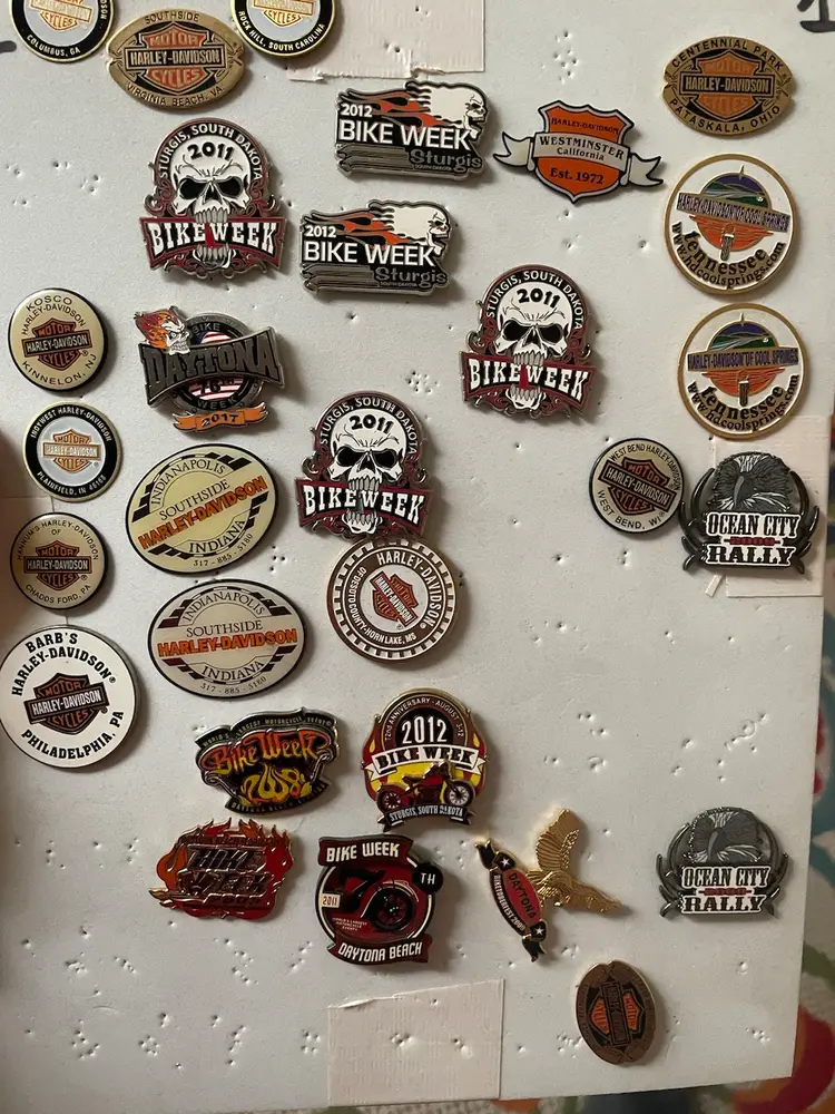 Harley Davidson Bike Week Pins/Patches 🏍️💀
