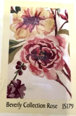 Vtg NEW Toland House Flag IS179 Beverly Collection Rose USA 36" x 24"