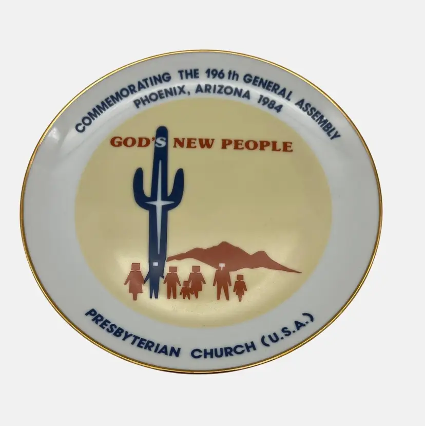 1984 Presbyterian Church USA Commemorative Plate 196th General Assembly Phoenix