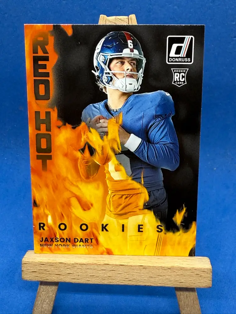 2025 Donruss Jaxon Dart Red Hot Rookies RC New York Giants