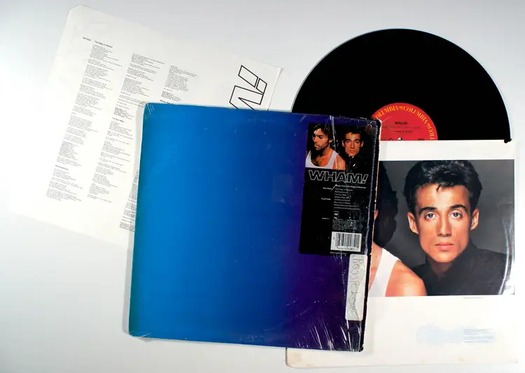 Wham - Music From The Edge of Heaven (1986) Vinyl LP + Insert • George Michael