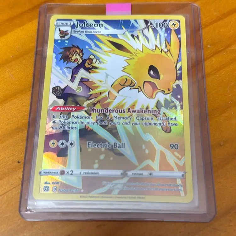 Jolteon TG04/TG30 Swsh09: Brilliant Stars Trainer Gallery Holo