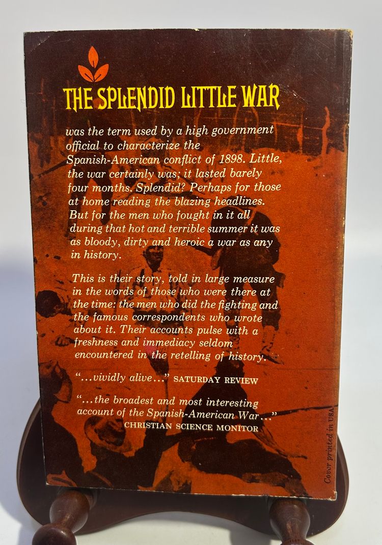 Vintage 'The Splendid Little War' Frank Freidel Paperback Book 1962 Dell Books