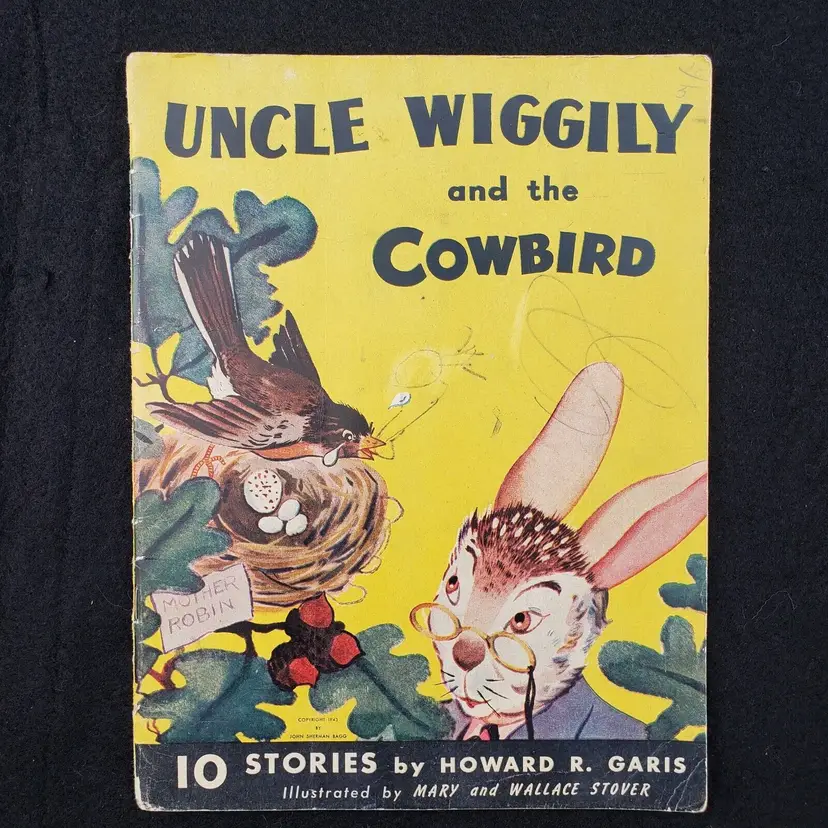 UNCLE WIGGILY and the COWBIRD 10 STORIES Storybook Illustrated MARY STOVER Vintage