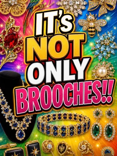 BROOCHES EARRINGS NECKLACE & More!!