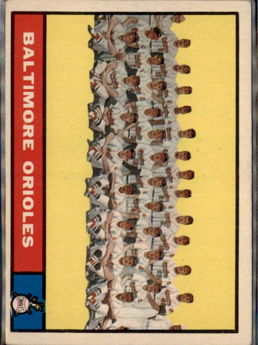 1961 Topps #159 Baltimore Orioles - ( ) - Baltimore Orioles