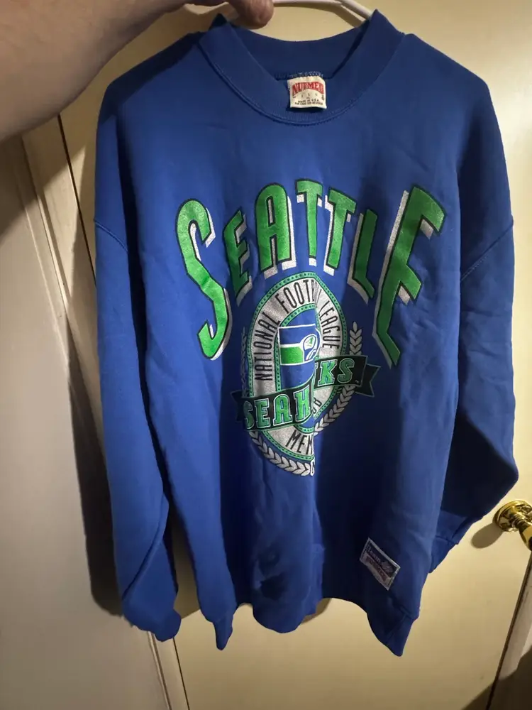 Vintage Seahawks Nutmeg XL PULLOVER sweatshirt