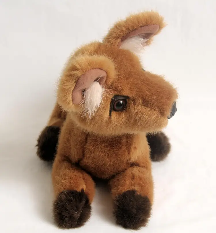 Unique FAO Schwarz Plush Atypical Fawn/Calf Elk Moose Deer