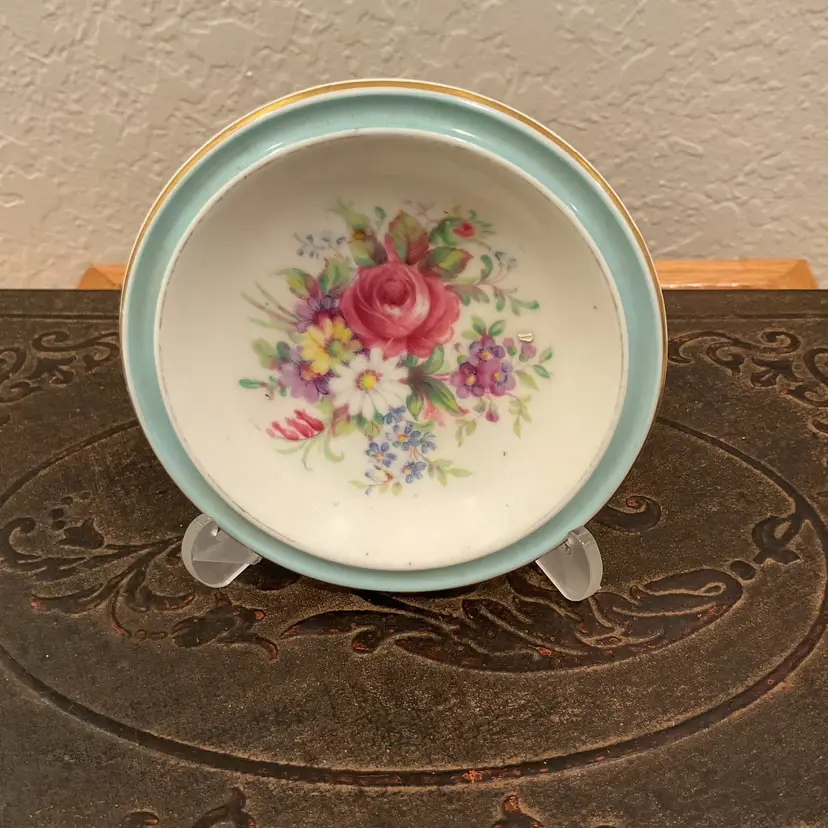 Set Of 2 Floral Butter Pats