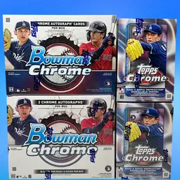 2025 Topps Chrome/ Bowman Chrome Baseball 4 Box Mixer Live Team Rip #3 MBB1729 (stacked shipping)