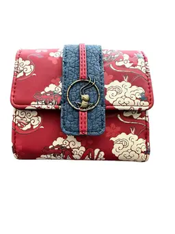 Loungefly Disney Mulan Clouds Mushu Cri-Kee Wallet Preowned