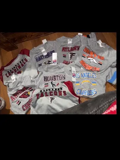 Last Day Progressive! Tons NWT NFL Apparel! Men’s, Women’s, And Kids Clothes, Pickleball Paddle Sets! Last Live Till 2-9