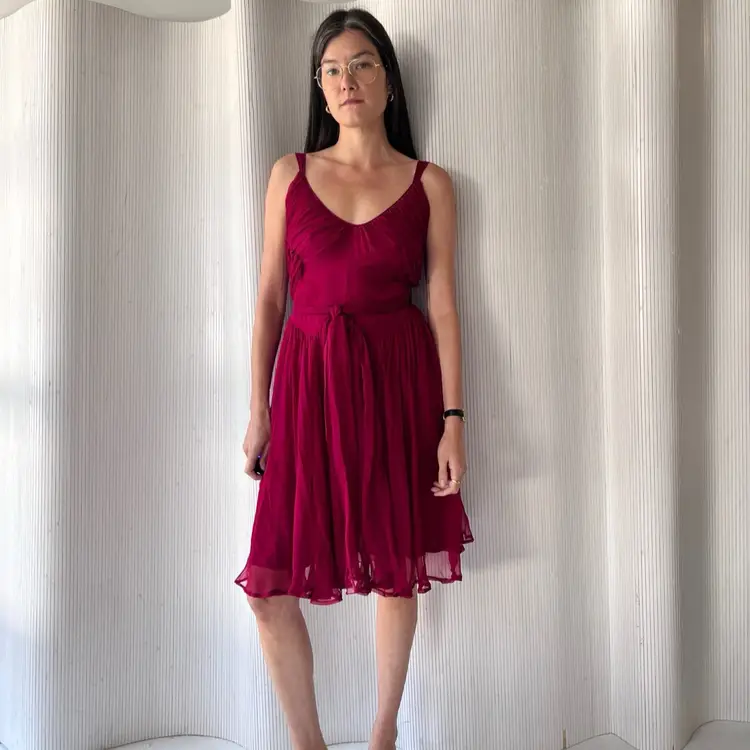 John Galliano SS2010 Silk Dress