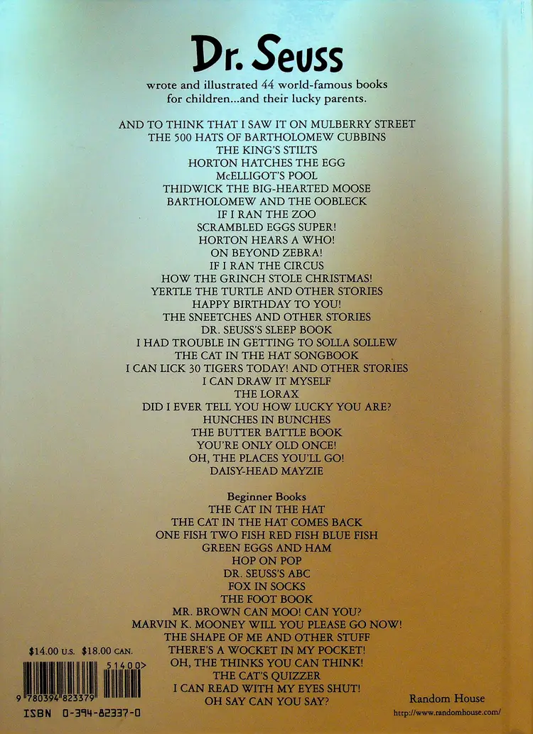 The Lorax by Dr Seuss