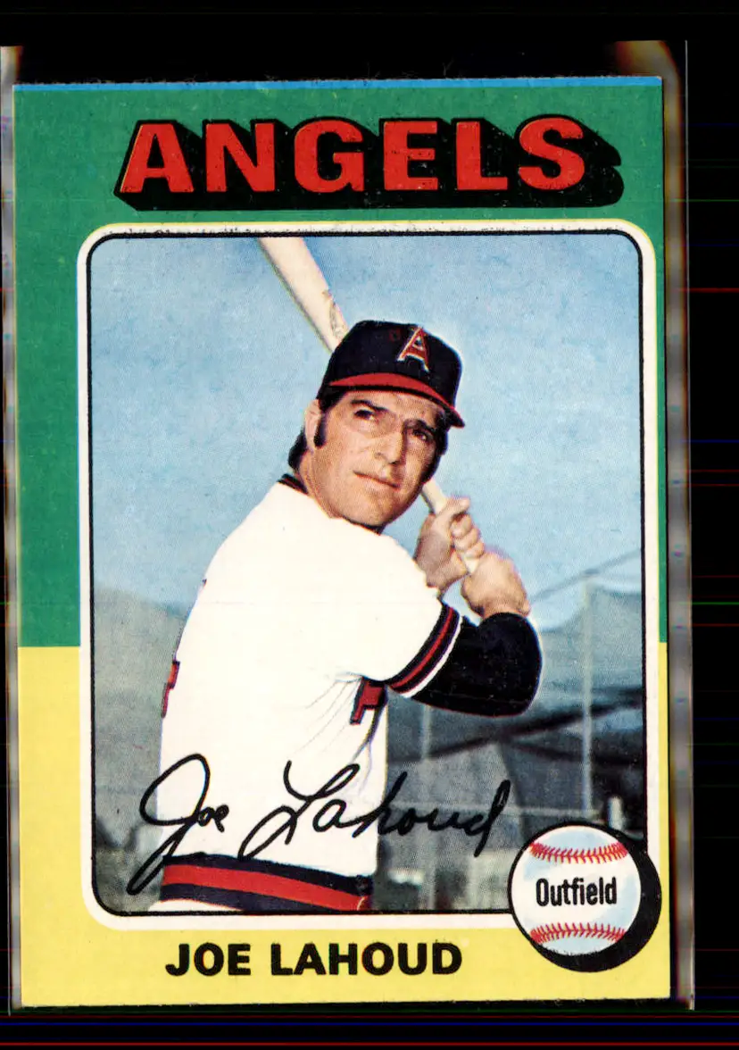 Joe Lahoud 1975 Topps #317 - California Angels - (pk4-215)