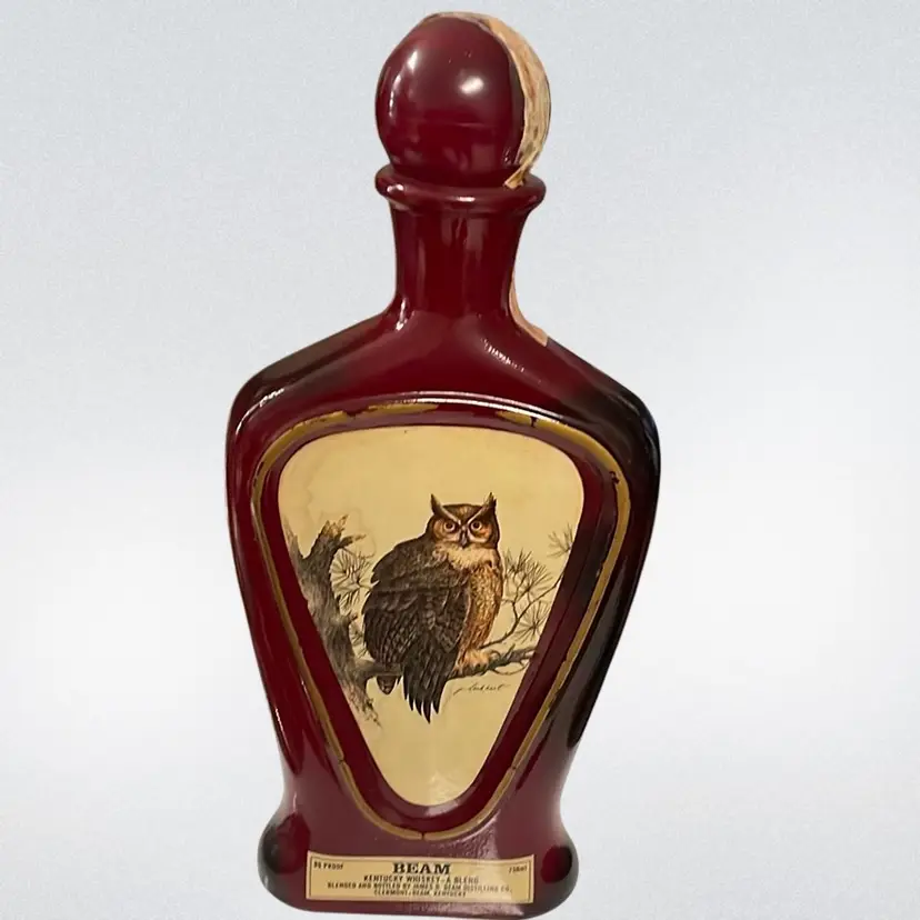 The Horned Owl Jim Beam Decanter 1980’s