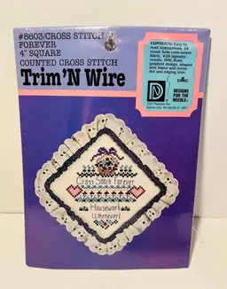 DMC Cross Stitch Forever Housework Whenever Counted Cross Stitch Trim 'n Wire