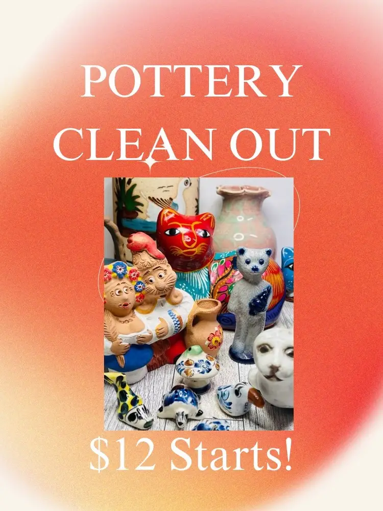 Clean Out My Pottery Stash!