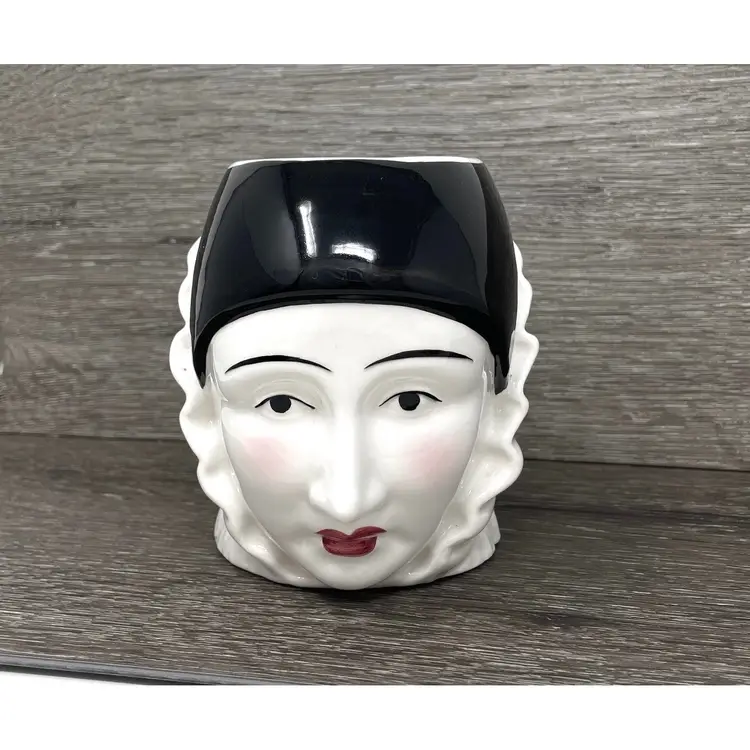 Vintage Tastesetter Sigma Figural Pierrot Ceramic Mug 1980s Mime Mug