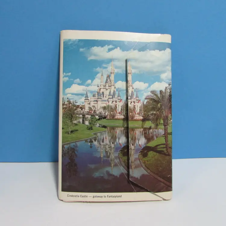 vintage Walt Disney World Vacation Kingdom park picture book souvenir 26 photos