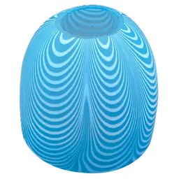 Antique Victorian Fairy Lamp Clarke Nailsea Pulled Feather Top Only READ