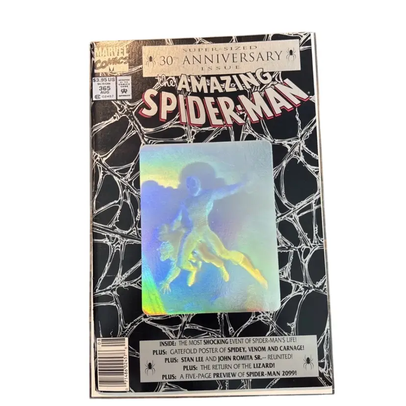 AMAZING SPIDER-MAN #365 (Spidey 2099 1st app, w/ Poster) Newsstand Marvel 1992