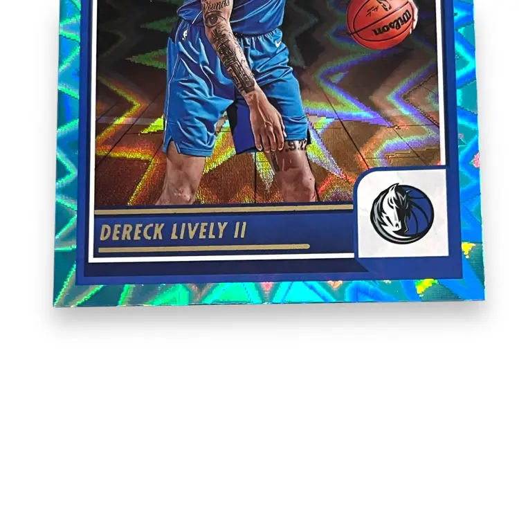 2023-24 NBA Hoops Dereck Lively II RC Teal Explosion Dallas Mavericks