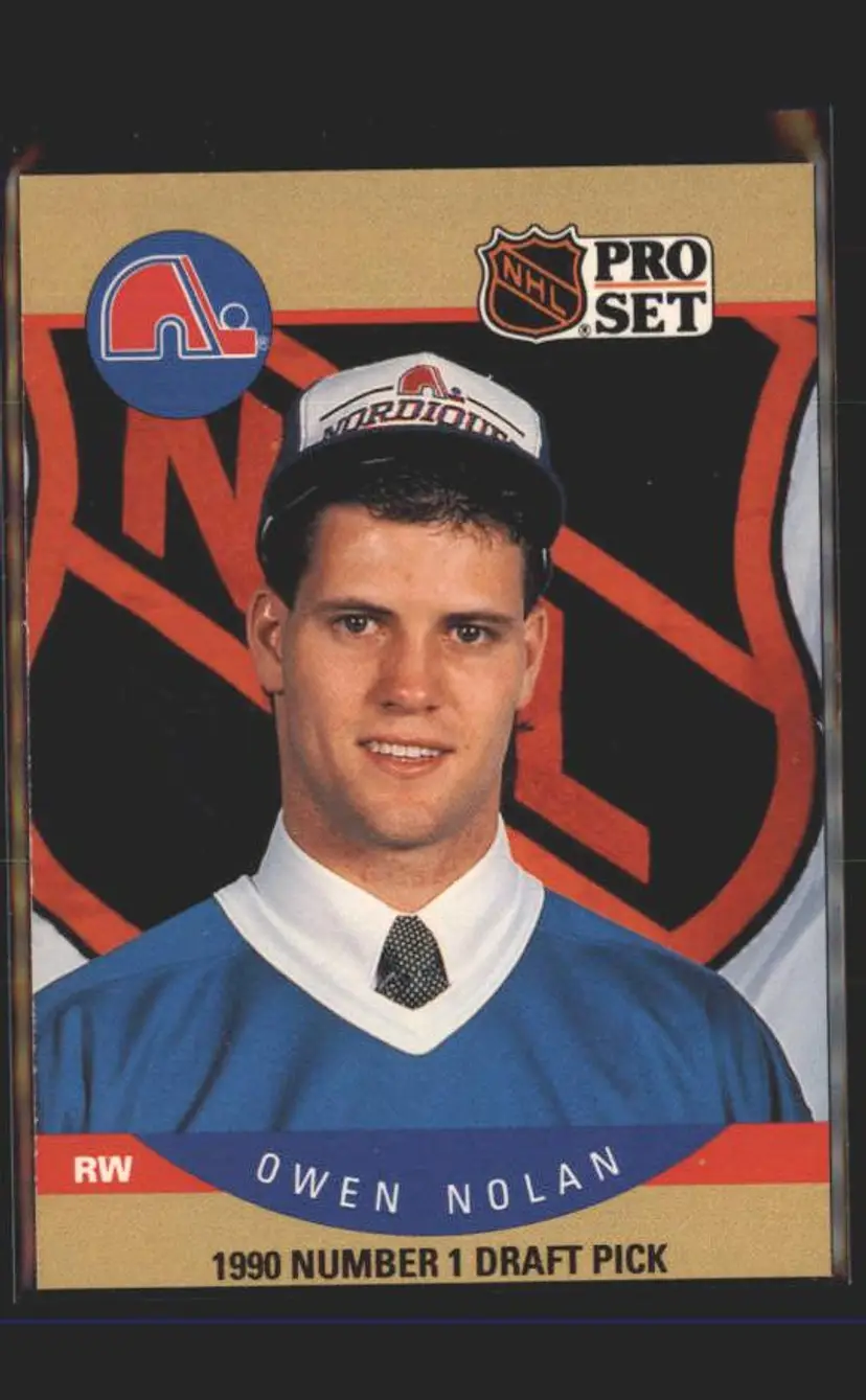 1990-91 Pro Set #401 Owen Nolan - (137) - Quebec Nordiques