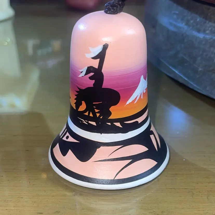 Indian Bell Signed 3”