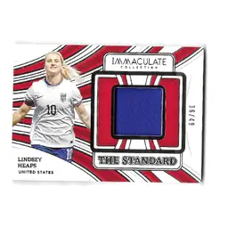 2024-25 Panini Immaculate Collection The Standard Patch Lindsey Heaps /49