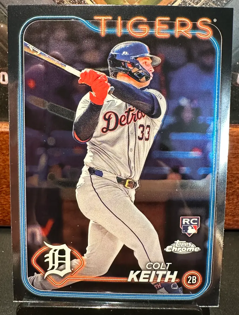 Colt Keith Rookie 2024 Topps Chrome 2 Detroit Tigers