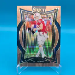 Drake Maye RC 2024 Panini Select Concourse #27 Copper Shock Prizm 200/299 New England Patriots