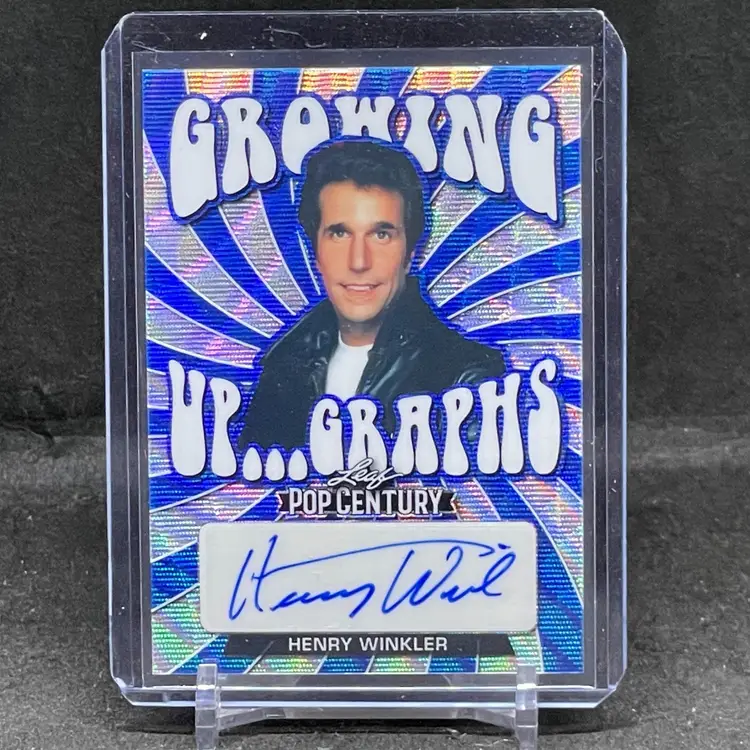 Henry Winkler Leaf Pop Century Growing Up...Graphs Autograph Card