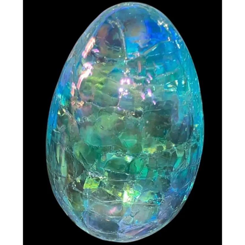 #14- Vintage  The Glass Of Mount Saint Helens Paperweight - Multi-colored