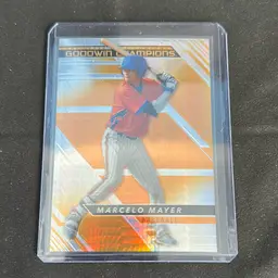 2022 Upper Deck Goodwin Champions Prospect Orange Prism Marcelo Mayer #p25 /499