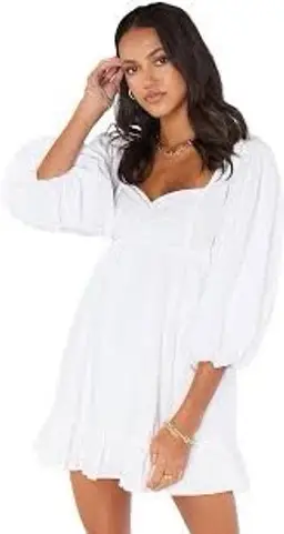 SHOW ME YOUR MUMU Mandi Mini Dress in White NWT X Small