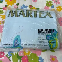 NOS Hanae Mori for Martex King Sized Flat Sheet Hard to Find