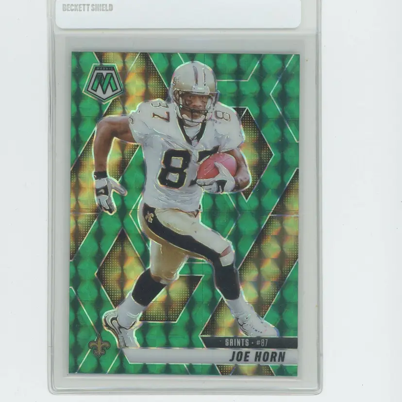 Football 2025 Panini Mosaic Green Joe Horn #174 New Orleans Saints