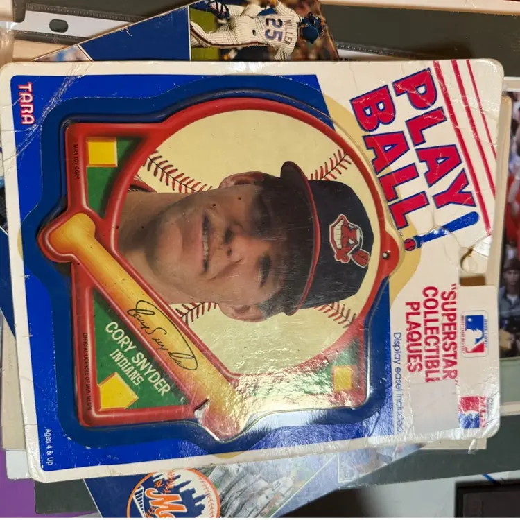 Cory Snyder Play Ball Plaque