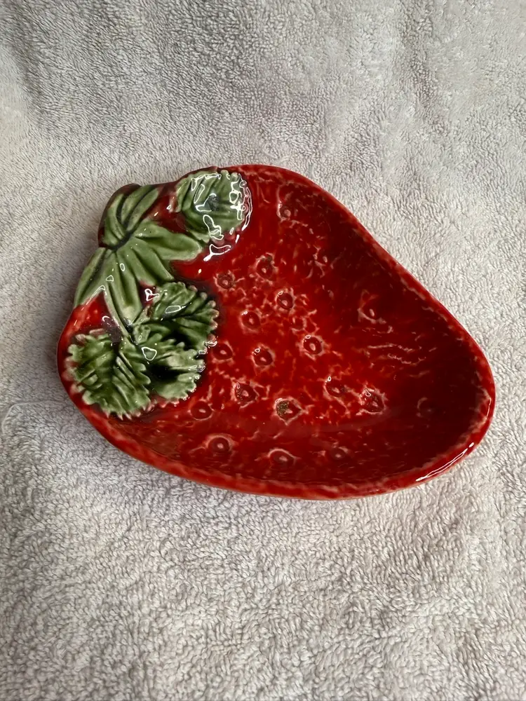 Strawberry Dish Made In Portugal