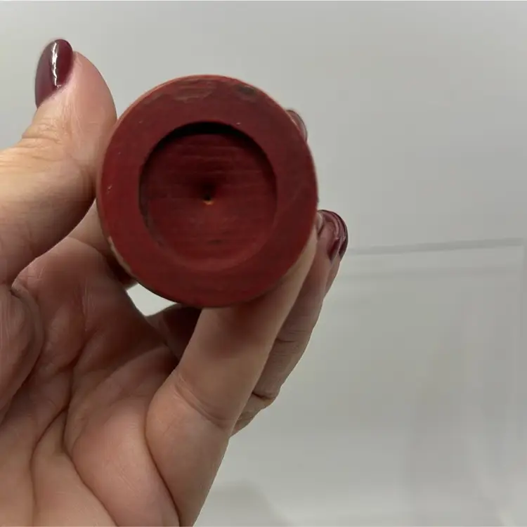 Vintage Hand painted Wooden Egg Cup (polish?)