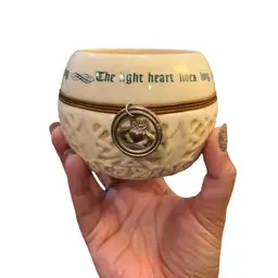 Celtic Claddagh Ceramic Bowl