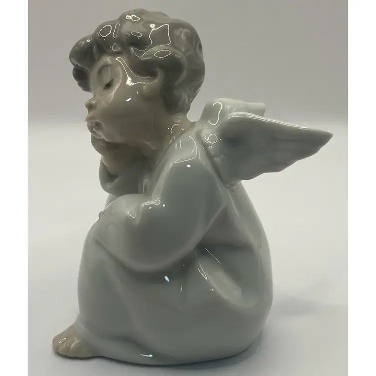 Lladro “Angel Thinking” #4539, Figurine, Spain, As Is