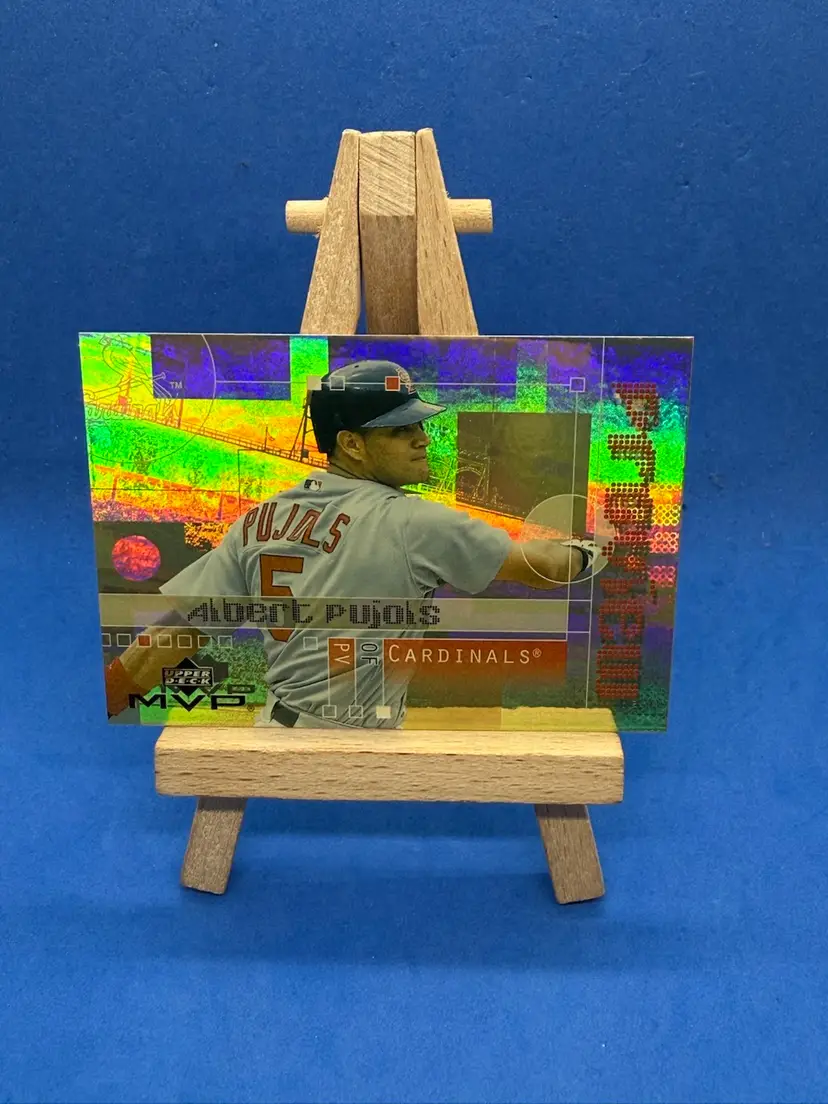 2003 Upper Deck MVP Pro Vision Albert Pujols Gold GPV37 St Louis Cardinals
