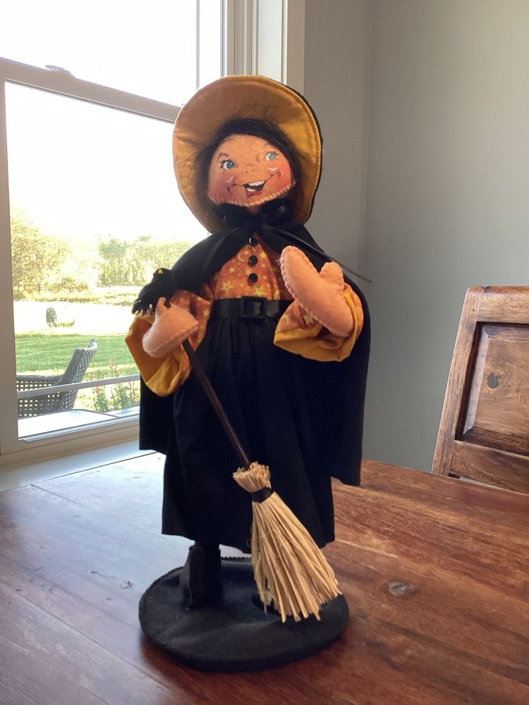 3085-Annalee Mobilitee Halloween Witch, 14.5 X 5.75
