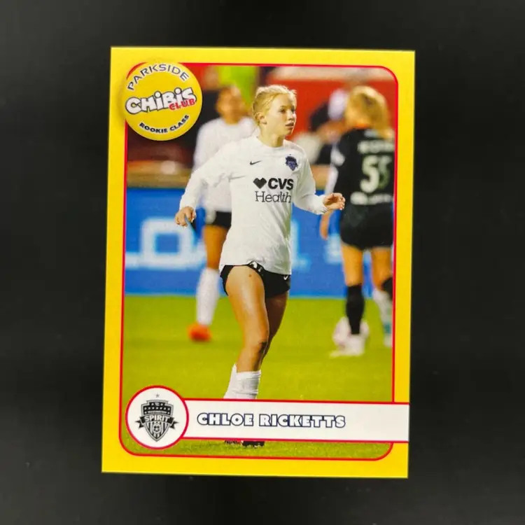 Chloe Ricketts 2023 Parkside NWSL Chibi Rookie Class Exclusive Soccer Card