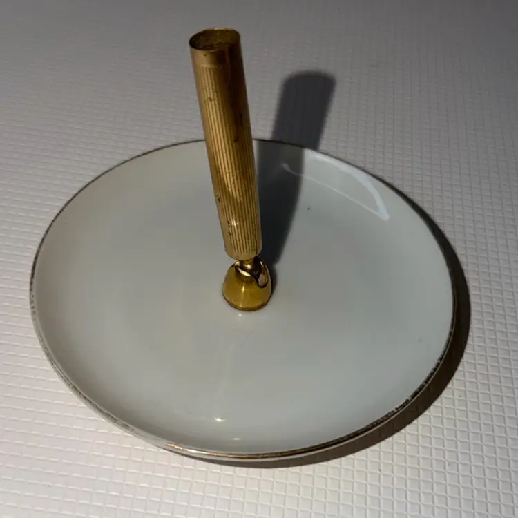 Base Fountain Holder Vintage Marked Japan On The Button